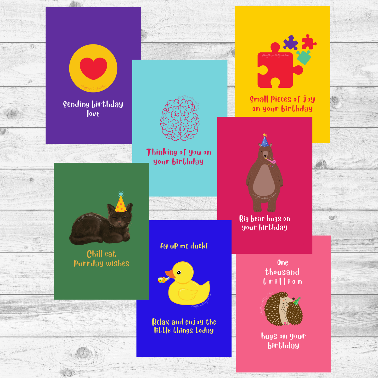Birthday Empathy cards for when life is tough
