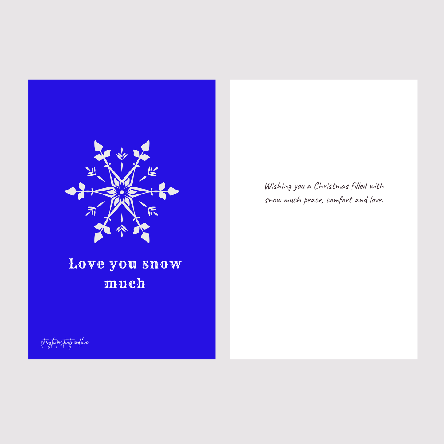 Christmas empathy cards