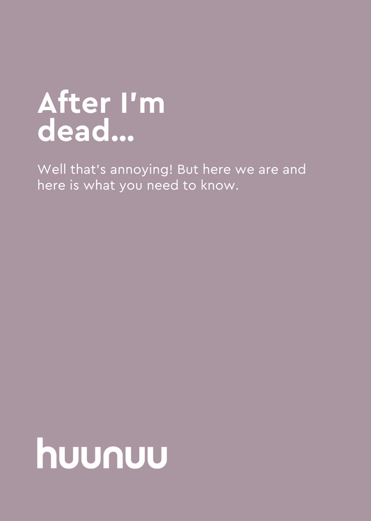 After I'm Dead Guided Journal