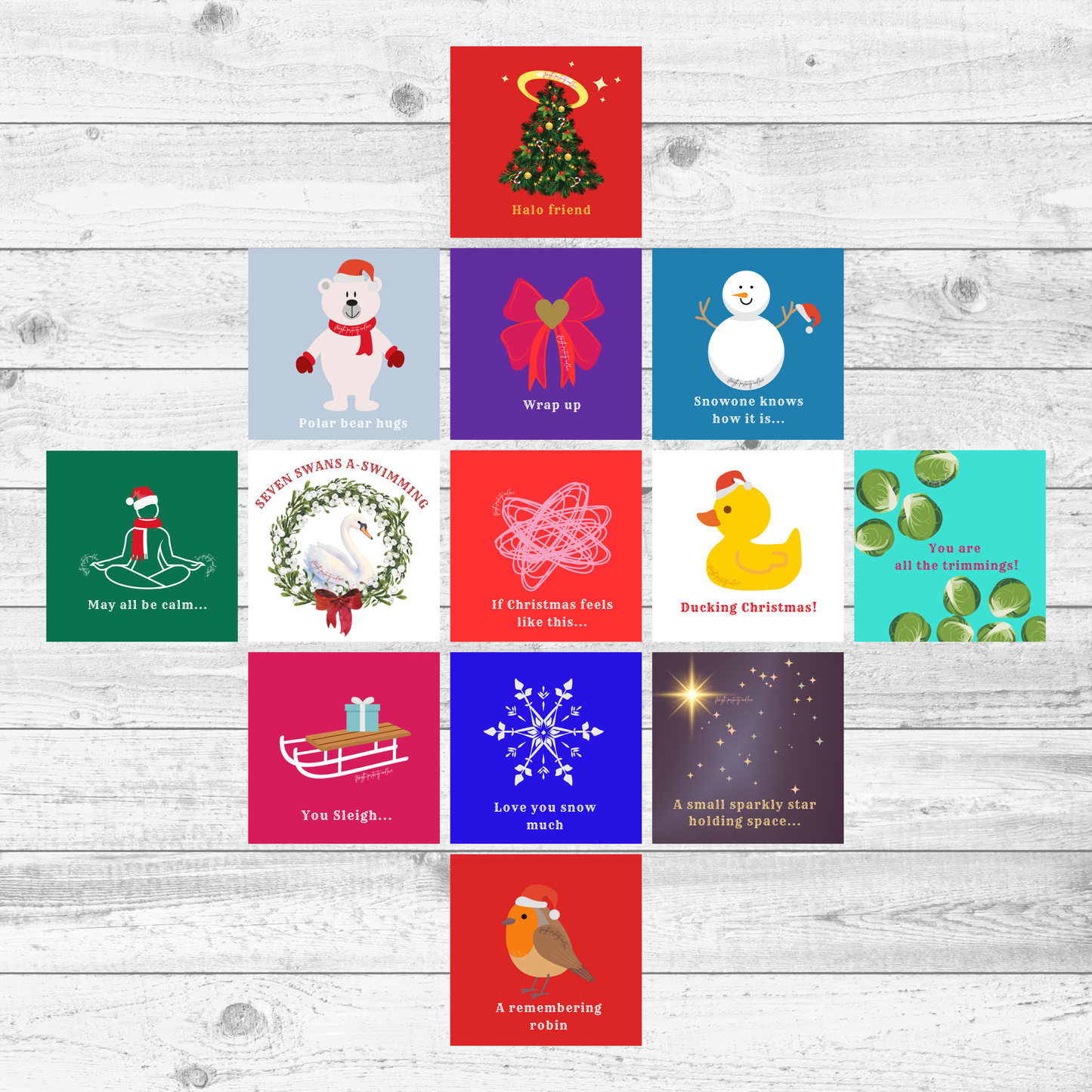Christmas empathy cards