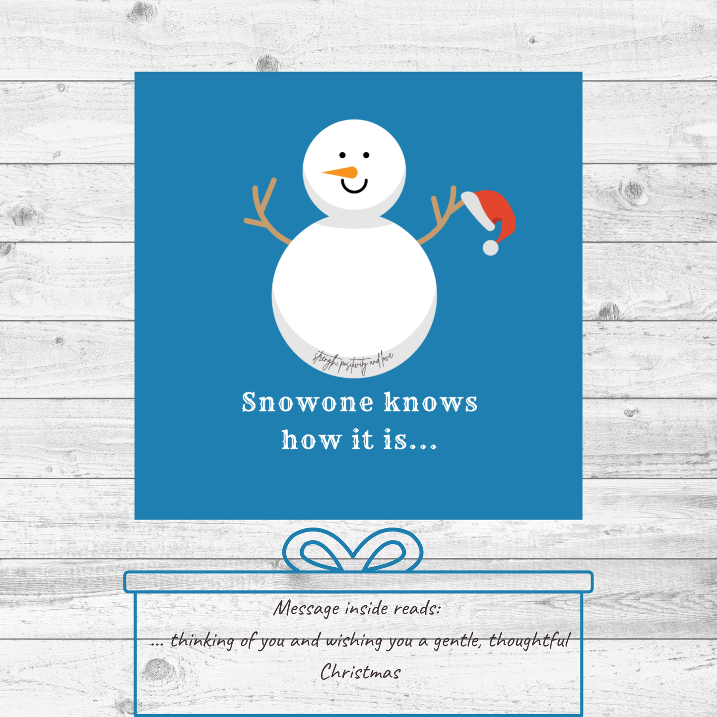 Christmas empathy cards